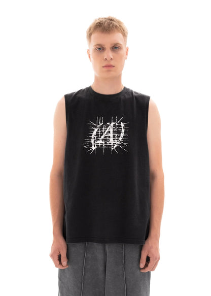 Farfie Reborn Sleeveless Black