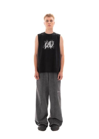 Farfie Reborn Sleeveless Black