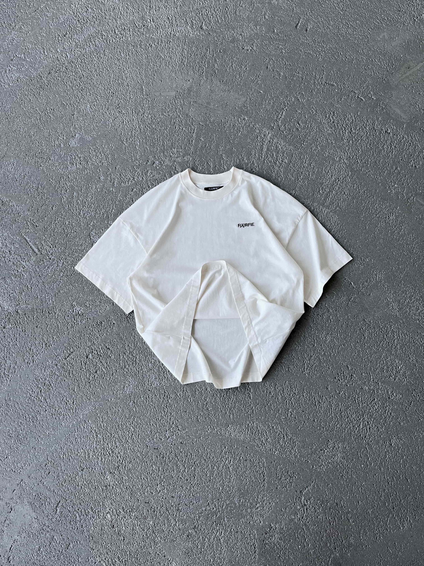 Футболка Basic logo Cream 3шт