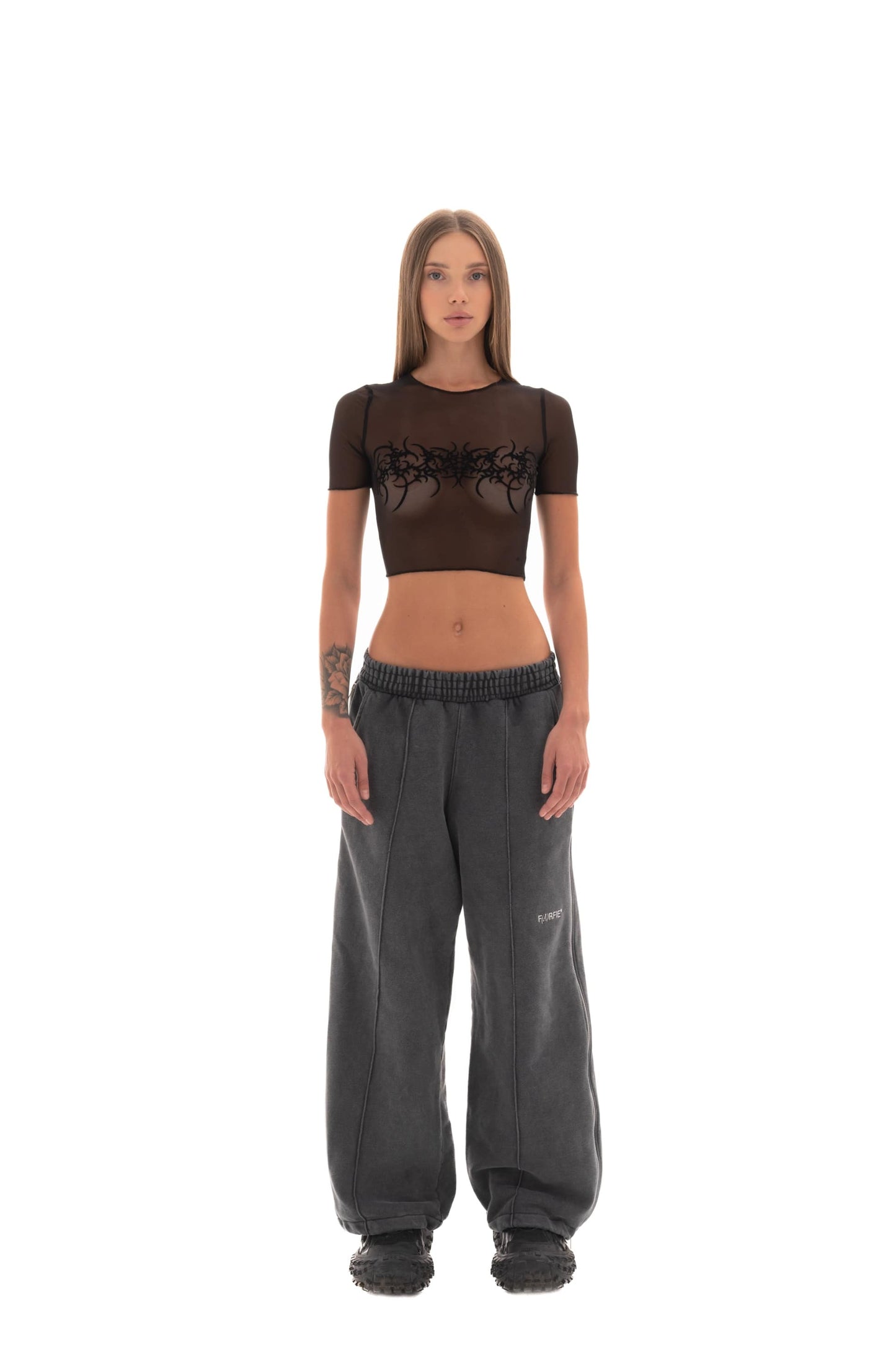 Tribalism Mesh Crop