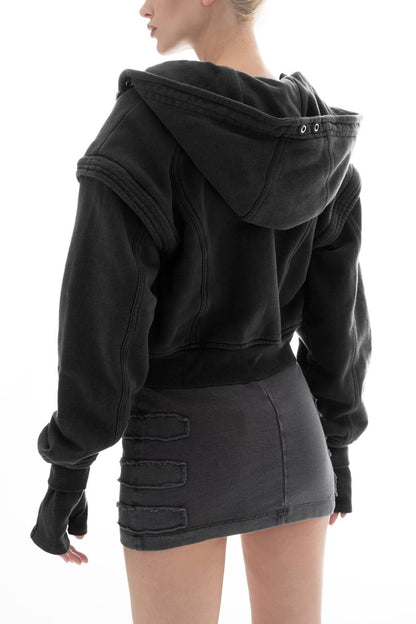 Detachable Sleeves Ripped (Black)