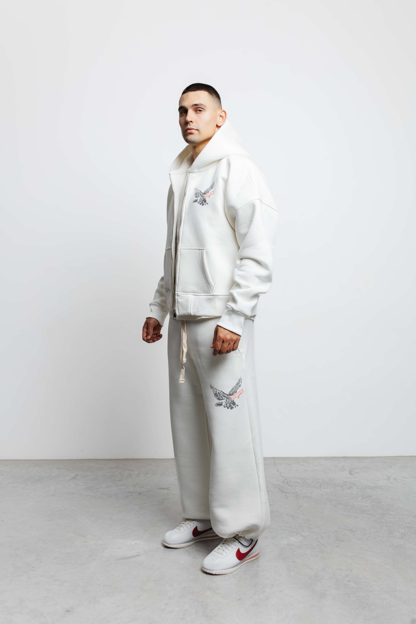 Зіп Худі NFC Eagle (White)