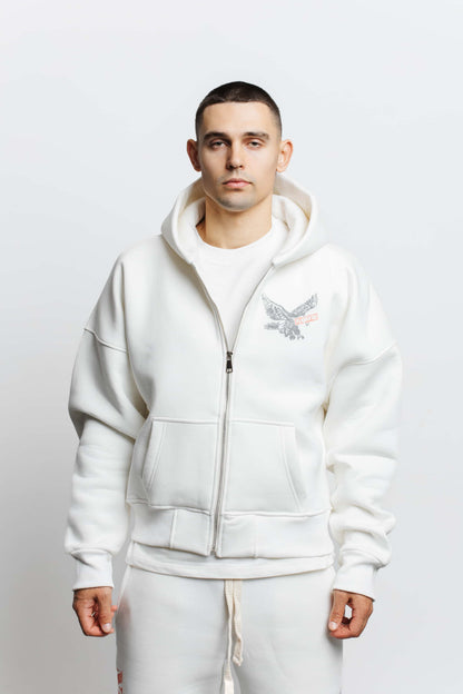 Зіп Худі NFC Eagle (White)