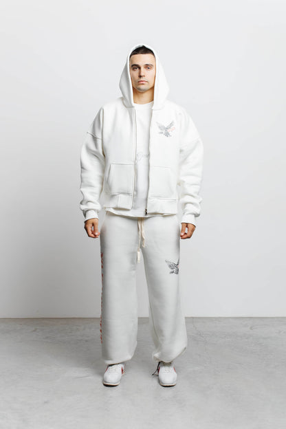 Зіп Худі NFC Eagle (White)