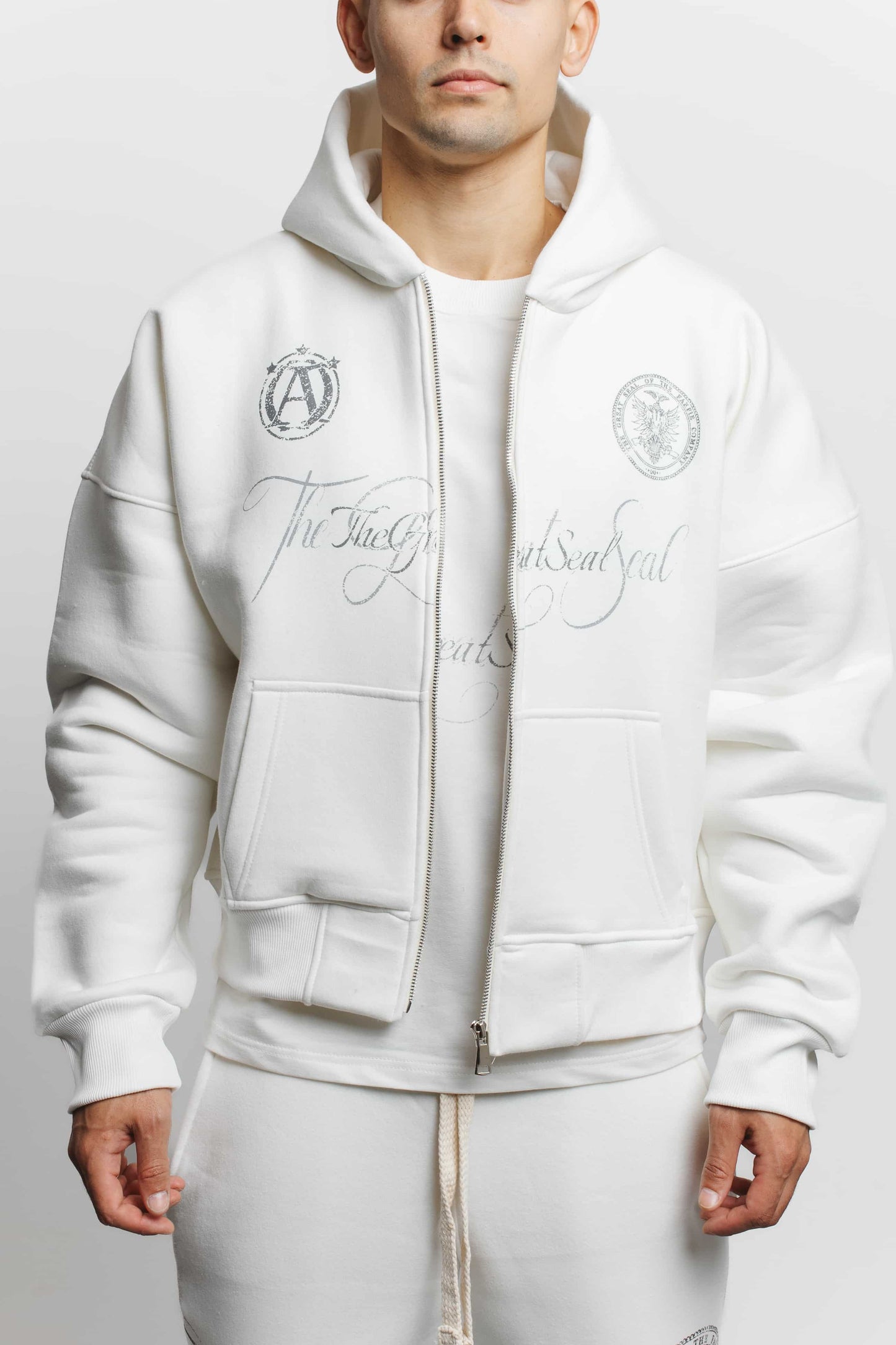 Зіп Худі Seal (White)
