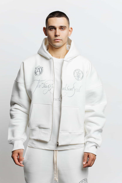 Зіп Худі Seal (White)