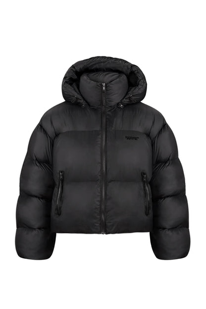 Пуховик Farfie Crop Black Logo 2.0