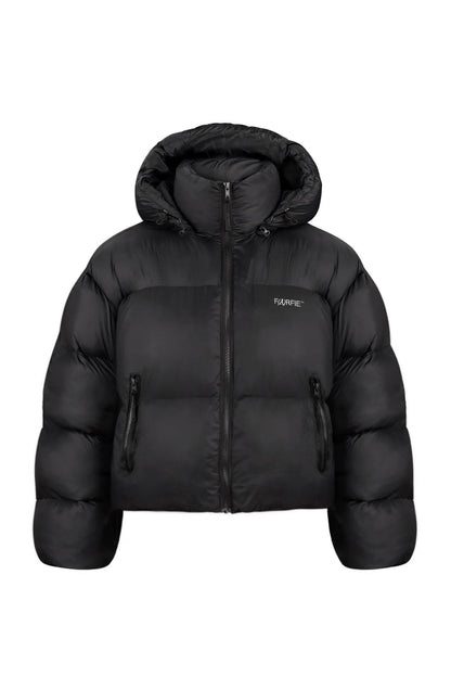 Пуховик Farfie Crop White Logo 2.0