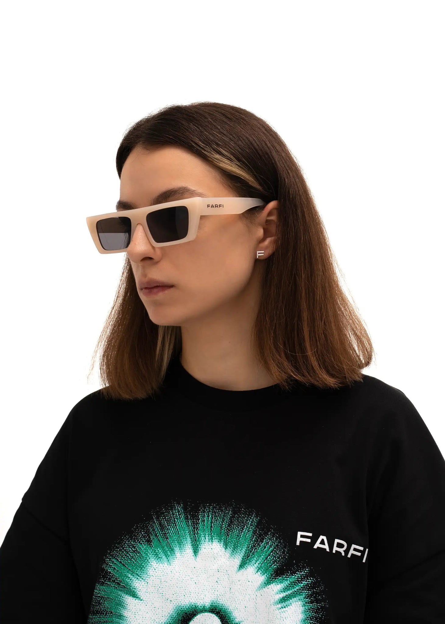 Окуляри Farfi Beige Pentagon - FARFIОкуляри Farfi Beige PentagonSunglasses FARFI